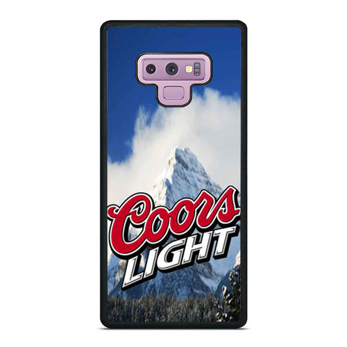 Coors Light Beer Bottle Lights Samsung Galaxy Note 9 Case Cover