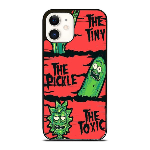 Rick And Morty Mr Ricks Characters The Tiny The Pickles The Toxic Funny iPhone 12 Mini / 12 / 12 Pro / 12 Pro Max Case Cover