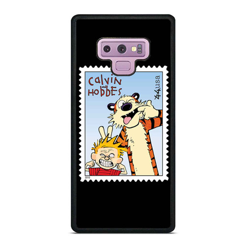 Calvin And Hobbes Stamp Funny Facesjuli20 Samsung Galaxy Note 9 Case Cover