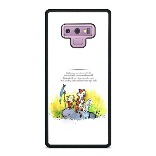 Calvin And Hobbes Quote Samsung Galaxy Note 9 Case Cover