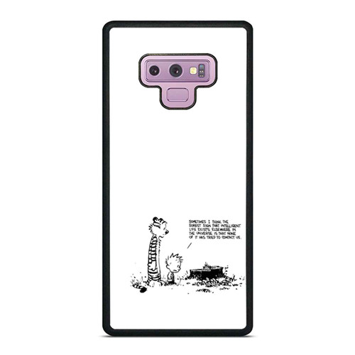 Calvin And Hobbes Movie Poster Samsung Galaxy Note 9 Case Cover Calvin And Hobbes Movie Poster Samsung Galaxy Note 9 Case Cover