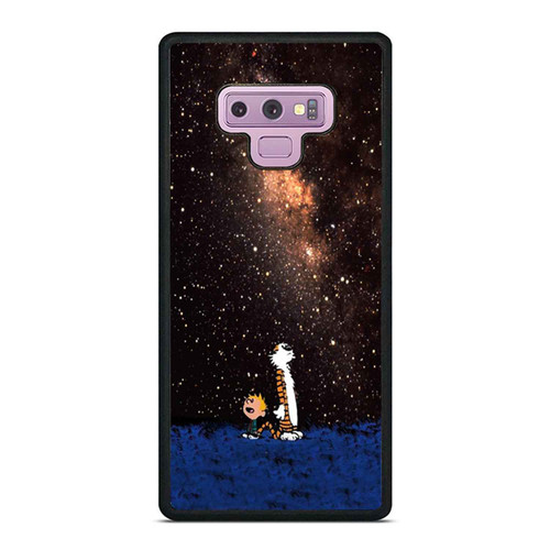 Calvin And Hobbes Looking At Stars Wallpaper Samsung Galaxy Note 9 Case Cover Calvin And Hobbes Looking At Stars Wallpaper Samsung Galaxy Note 9 Case Cover