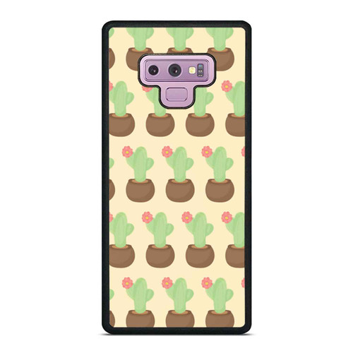 Cactus Vector Pattern Samsung Galaxy Note 9 Case Cover