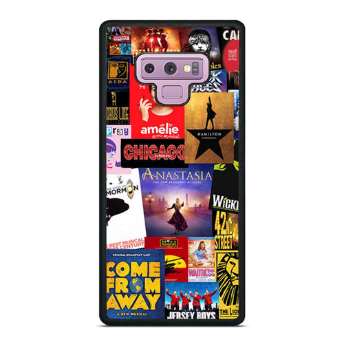 Broadway Musical Collage Samsung Galaxy Note 9 Case Cover