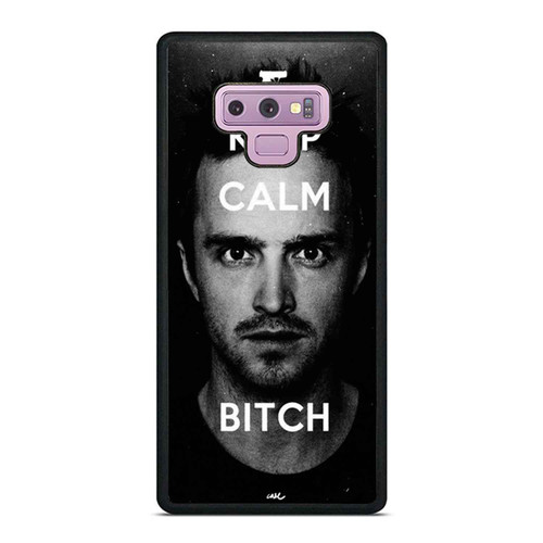 Breaking Bad Jesse Pinkman Monochrome Aaron Paul Bitch Samsung Galaxy Note 9 Case Cover