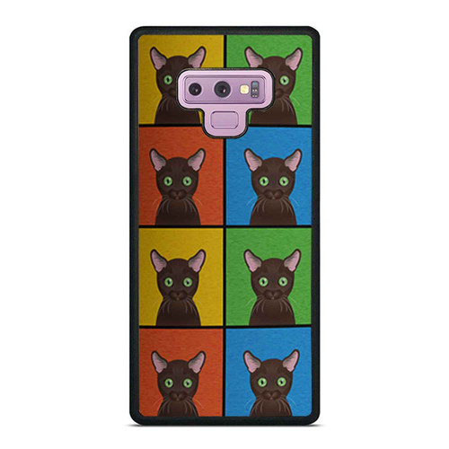 Bombay Cat Cartoon Pop-Art Samsung Galaxy Note 9 Case Cover