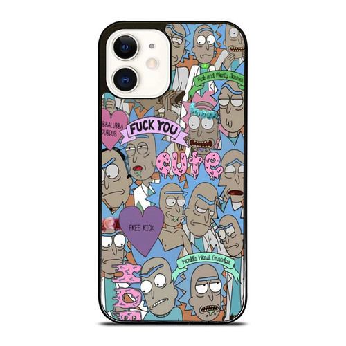 Rick And Morty Family Cartoon iPhone 12 Mini / 12 / 12 Pro / 12 Pro Max Case Cover