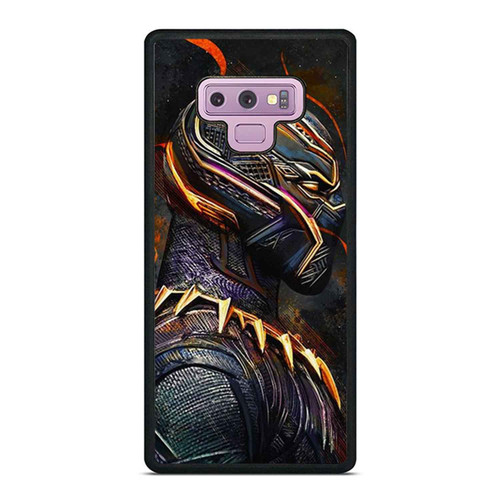 Black Panther Fan Art The Avengers Infinity War Infinity Stones Galaxy Samsung Galaxy Note 9 Case Cover