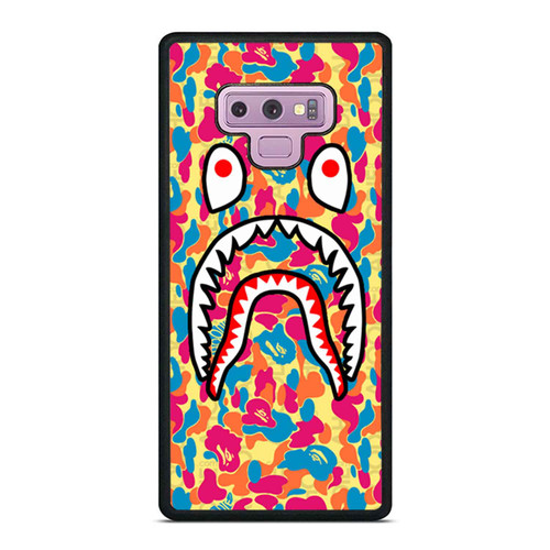 Bape Shark Rainbow Samsung Galaxy Note 9 Case Cover