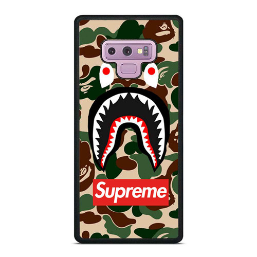 Bape Shark Camosupreme Samsung Galaxy Note 9 Case Cover