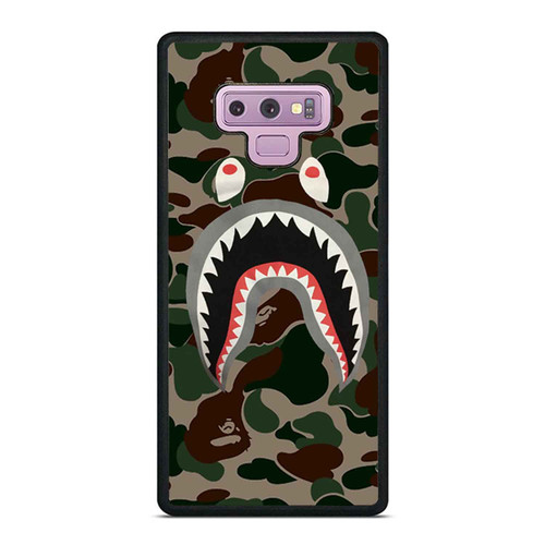 Bape Camo Shark Face Samsung Galaxy Note 9 Case Cover
