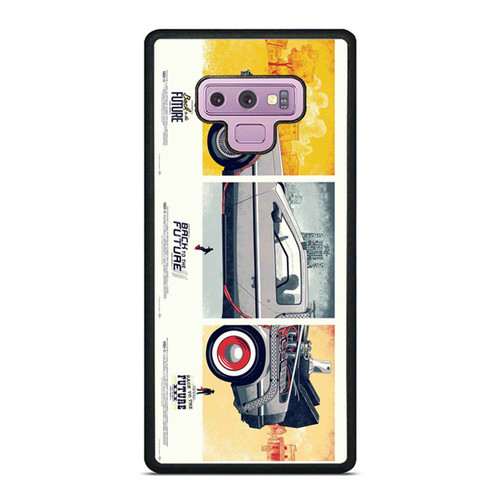 Back To The Future Delorean Retro Quirky Art Samsung Galaxy Note 9 Case Cover