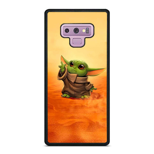 Baby Yoda Angry Samsung Galaxy Note 9 Case Cover