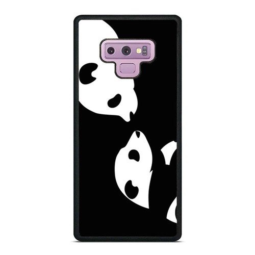 B&W Panda Bears Samsung Galaxy Note 9 Case Cover