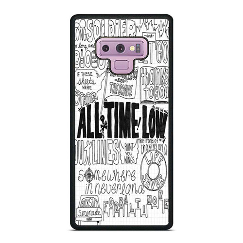 All Time Low Logo Samsung Galaxy Note 9 Case Cover