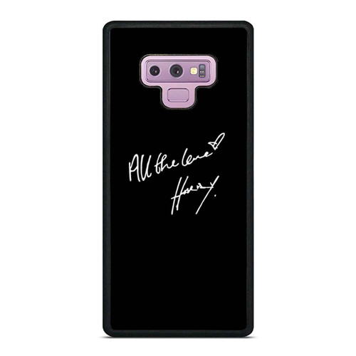 All The Love Harry Styles Samsung Galaxy Note 9 Case Cover