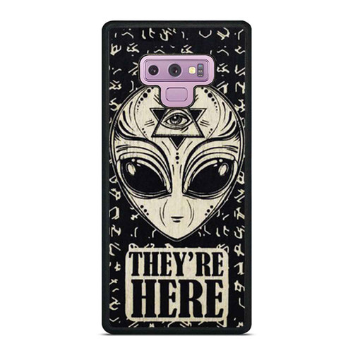 Alien Illuminati They'Re Here Samsung Galaxy Note 9 Case Cover