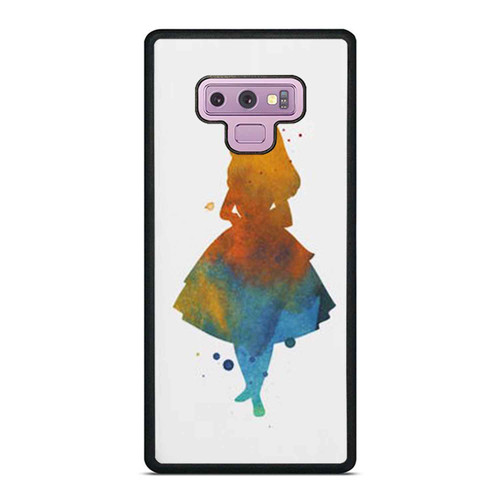 Alice In Wonderland Watercolor Art Samsung Galaxy Note 9 Case Cover