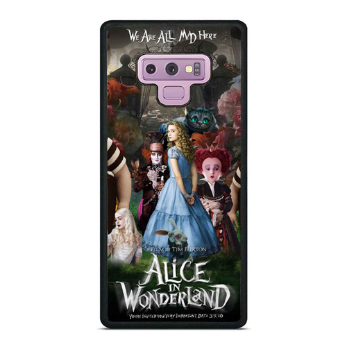 Alice In Wonderland Poster Samsung Galaxy Note 9 Case Cover