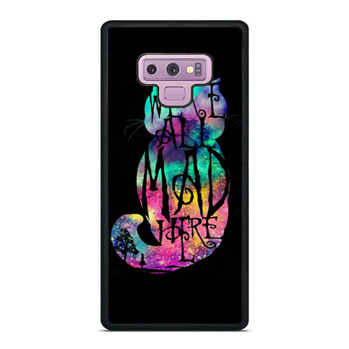 Alice In Wonderland Cheshire Cat Poster Samsung Galaxy Note 9 Case Cover