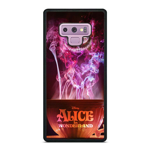 Alice In Wonderland Cheshire Cat Movie Poster Samsung Galaxy Note 9 Case Cover