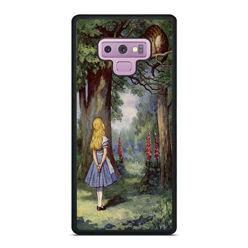 Alice In Wonderland Cheshire Cat Samsung Galaxy Note 9 Case Cover