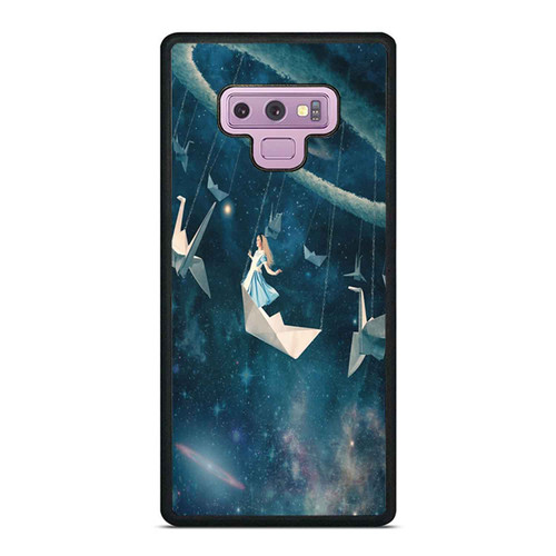 Alice In Wonderlan Paper Boat Galaxy Samsung Galaxy Note 9 Case Cover