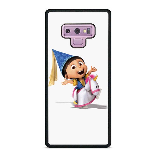 Agnes And Her Unicorn Funny Minions Samsung Galaxy Note 9 Case Cover