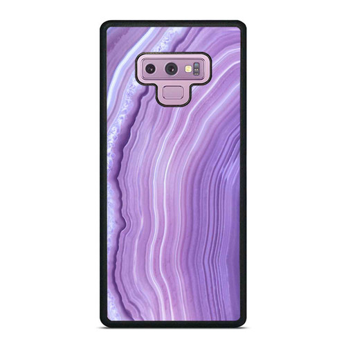 Agate Inspired Abstract Purple Samsung Galaxy Note 9 Case Cover