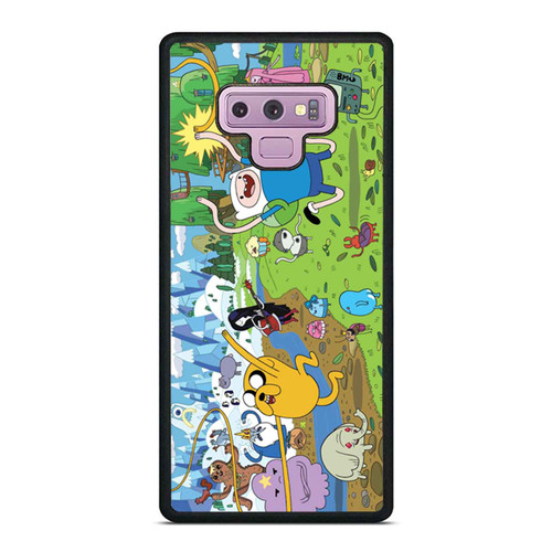 Adventure Time Jake And Finn Artwork Playing Samsung Galaxy Note 9 Case Cover