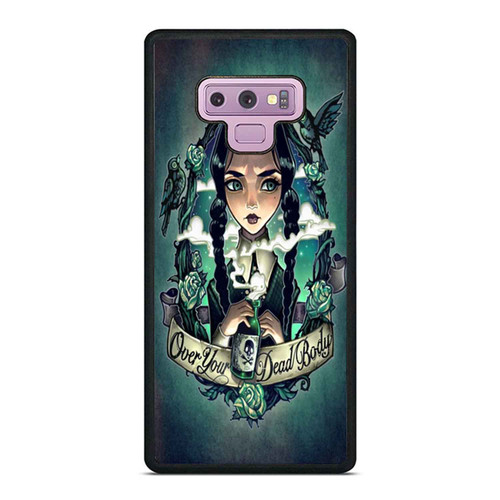 Addams Family Tattoo Art Samsung Galaxy Note 9 Case Cover