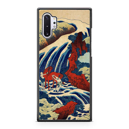 Yoshitsune Falls Katsushhokusai Samsung Galaxy Note 10 / Note 10 Plus Case Cover