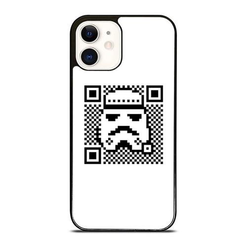 Qr Trooper Barcode iPhone 12 Mini / 12 / 12 Pro / 12 Pro Max Case Cover