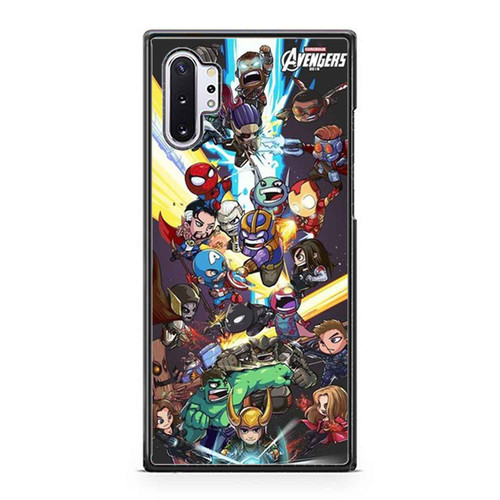 The Avengers Infinity War All Character Funny Cartoon Samsung Galaxy Note 10 / Note 10 Plus Case Cover