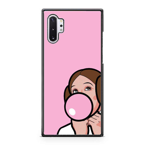 Star Wars Princess Leia With Pink Bubble Gum Samsung Galaxy Note 10 / Note 10 Plus Case Cover