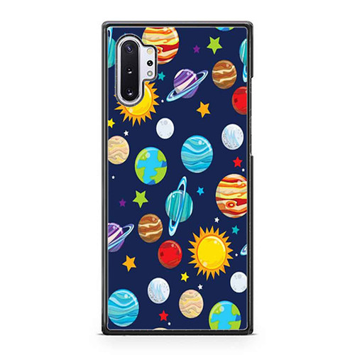 Solar System Outer Space Pattern Samsung Galaxy Note 10 / Note 10 Plus Case Cover