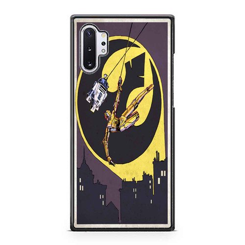 R2D2 And C3Po Batman Star Wars Samsung Galaxy Note 10 / Note 10 Plus Case Cover