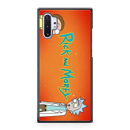 Orange Rick And Morty Samsung Galaxy Note 10 / Note 10 Plus Case Cover