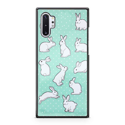Mint Rabbit Pattern 1 Samsung Galaxy Note 10 / Note 10 Plus Case Cover