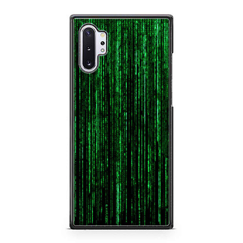 Matrix Computer Binary Code Digital 1'S & 0'S Samsung Galaxy Note 10 / Note 10 Plus Case Cover