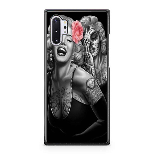 Marilyn Monroe Tattoo Skull Samsung Galaxy Note 10 / Note 10 Plus Case Cover