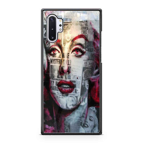 Marilyn Manroe Art Collage Portrait Samsung Galaxy Note 10 / Note 10 Plus Case Cover