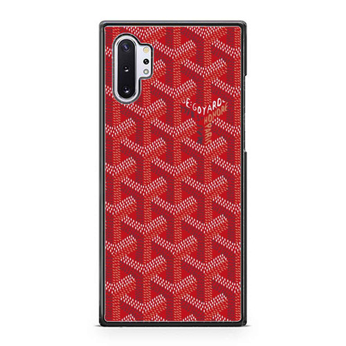 Luxury Goyard Red Samsung Galaxy Note 10 / Note 10 Plus Case Cover