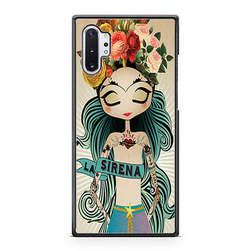 Little Fridas Dream Tattoo Mermaid La Sirena Samsung Galaxy Note 10 / Note 10 Plus Case Cover