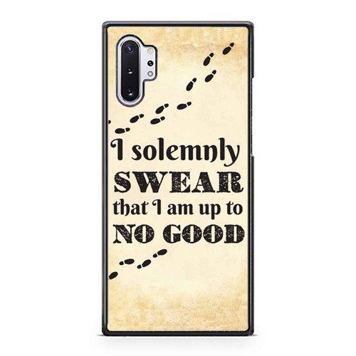 I Solemnly Swear That I Am Up To No Good Harry Potter Samsung Galaxy Note 10 / Note 10 Plus Case Cover