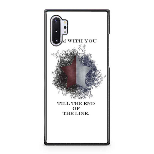 I'M With You Till The End Of The Line Samsung Galaxy Note 10 / Note 10 Plus Case Cover