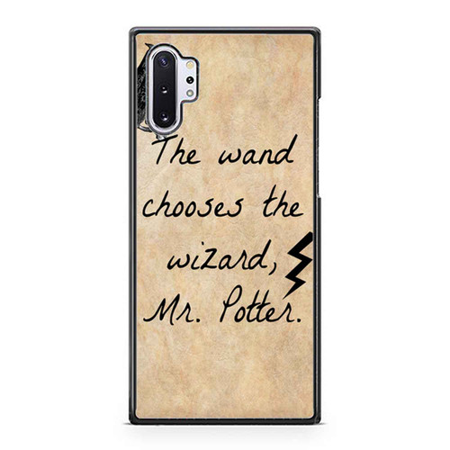 Harry Potter Wand Wizard Quote Samsung Galaxy Note 10 / Note 10 Plus Case Cover