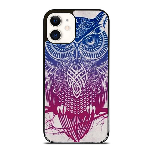 Owl Blue Beautiful Present Design iPhone 12 Mini / 12 / 12 Pro / 12 Pro Max Case Cover