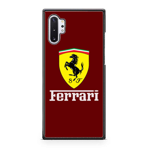 Ferrari Red Logo Sport Samsung Galaxy Note 10 / Note 10 Plus Case Cover