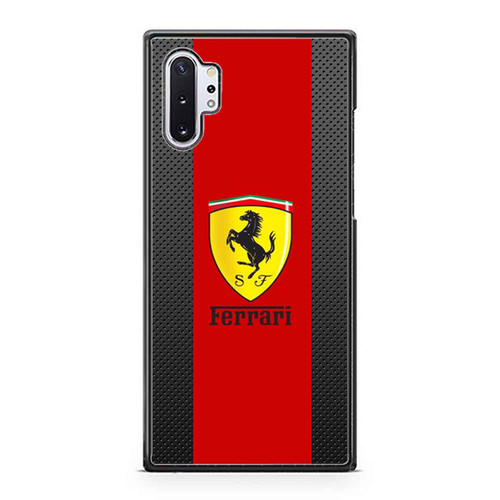 Ferrari Logo Red Carbon Samsung Galaxy Note 10 / Note 10 Plus Case Cover